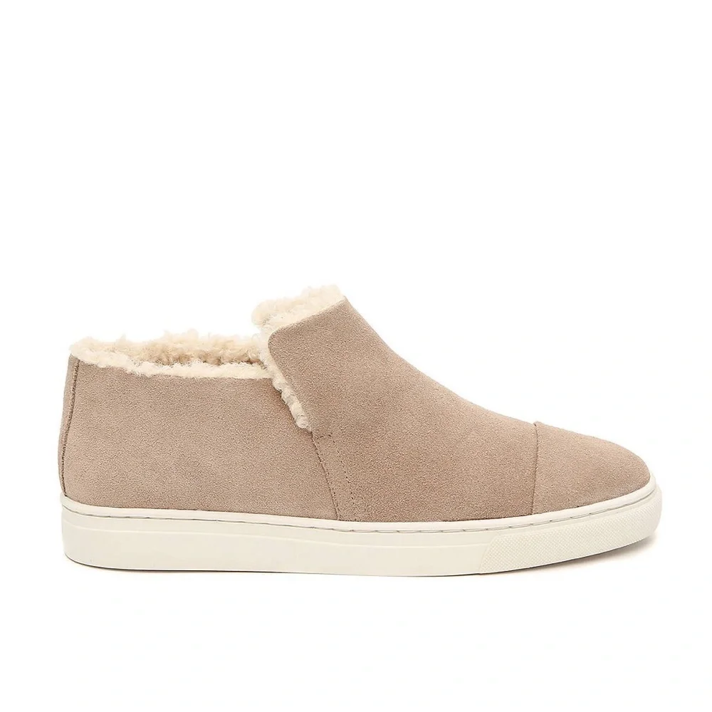 Lucky Brand Faux Fur Lined Lyndyna Mid-Top Sneaker